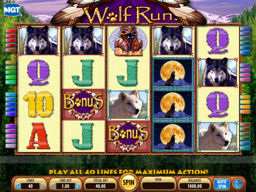 Wolf Run IGT slot